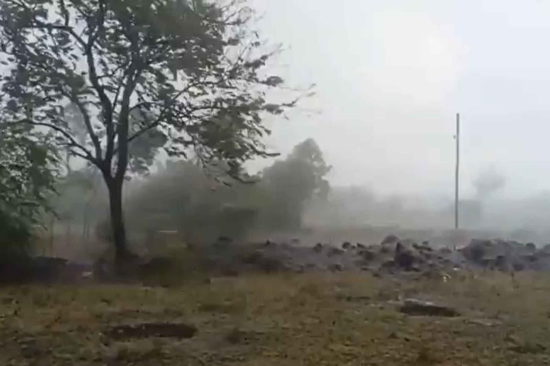 File image of heavy storms in Kisumu County.